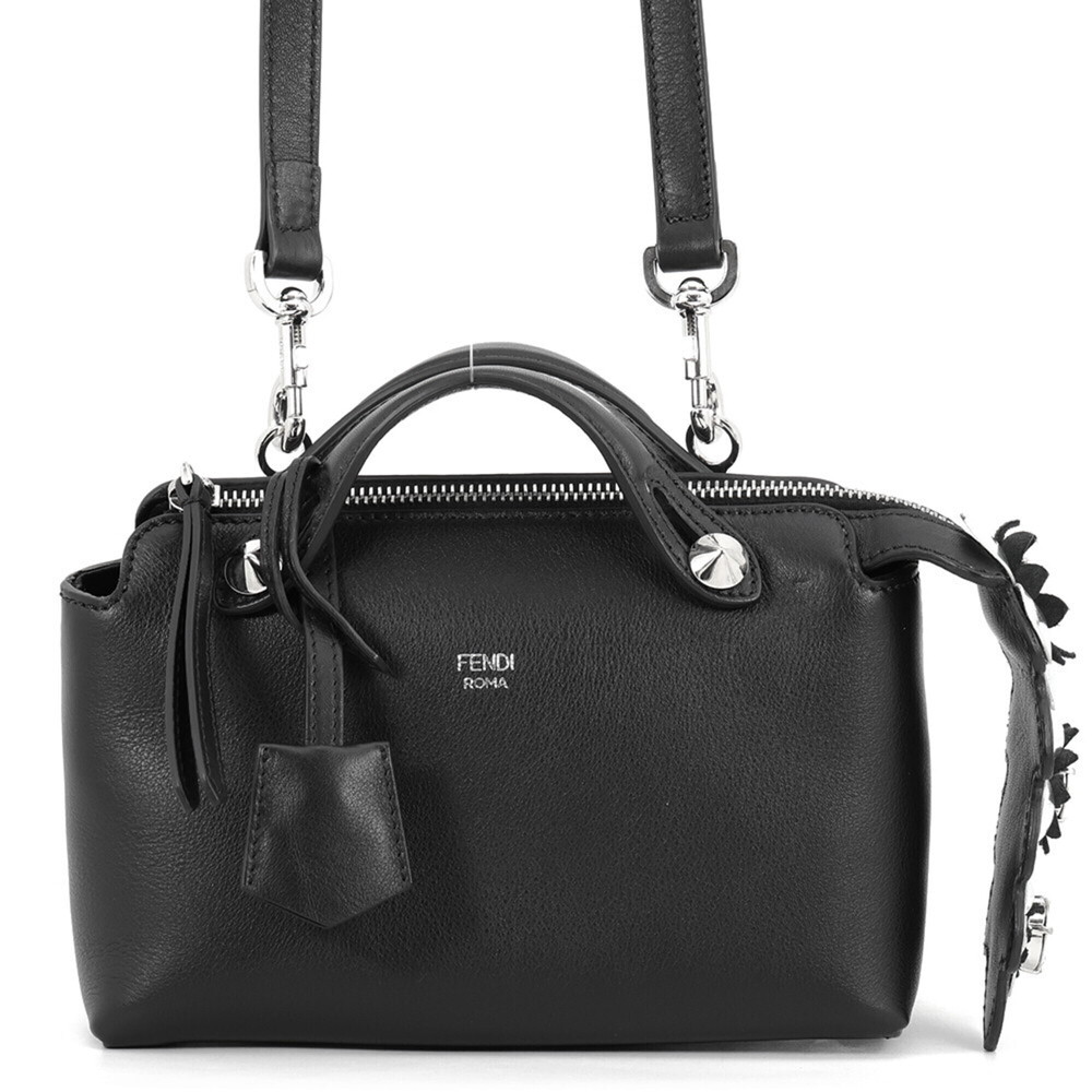 Fendi By The Way Mini Rhinestone Handbag 8BL135 FENDI 2-way Shoulder Bag Blac...